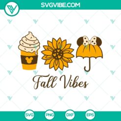 Halloween, SVG Files, Walt Disney SVG, Mickey Mouse Fall Vibes SVG, Mickey 2