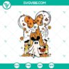 Mickey Mouse Ghost Castle Halloween SVG design for Cricut and Silhouette. Include SVG, DXF, EPS, and PNG cut files.