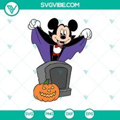 Halloween, Mickey SVG, SVG Files, Walt Disney SVG, Mickey Mouse Vampire SVG, 24