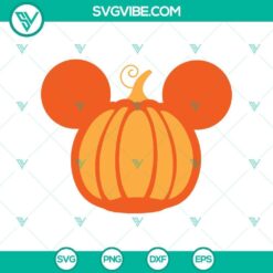 Halloween, SVG Files, Walt Disney SVG, Mickey Pumpkin Halloween SVG, Disney 8