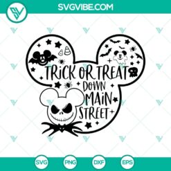 Mickey Trick or Treat SVG, Mickey Mouse SVG, Halloween SVG