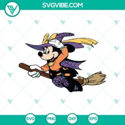 Halloween, SVG Files, Walt Disney SVG, Mickey Witch Fly SVG, Disney Halloween 22