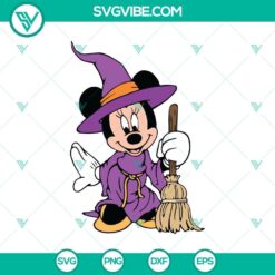 Halloween, SVG Files, Walt Disney SVG, Mickey Witch SVG, Disney Halloween SVG, 2