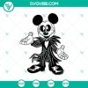 Mickey x Jack Skellington Disney Halloween SVG design for crafting and digital projects.