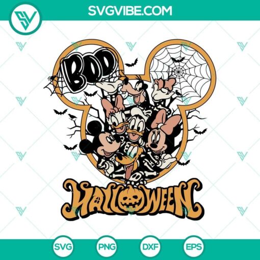 mickeys not so scary halloween svg dxf eps png cut files