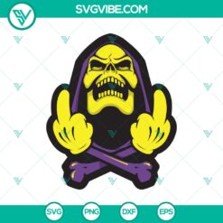 Halloween, Skull SVG, SVG Files, Middle Finger Skull SVG, Halloween SVG, Skull 18