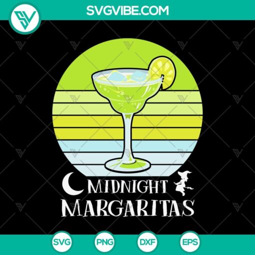 midnight margaritas halloween drinking svg halloween scary svg halloween svg