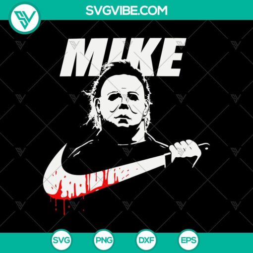 mike halloween svg michael nike svg horror movie svg