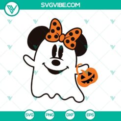 Halloween, SVG Files, Walt Disney SVG, Minnie Ghost SVG, Disney Halloween SVG, 24