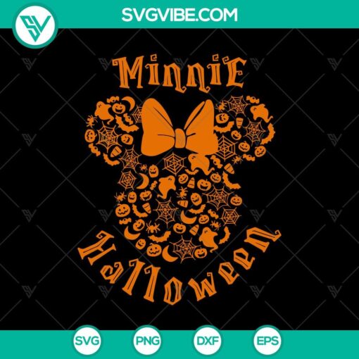 minnie halloween theme svg minnie head svg disney halloween svg