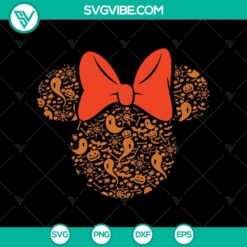 Halloween, Mickey SVG, SVG Files, Minnie Head SVG, Halloween SVG, Scary SVG, 2