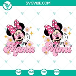 Minnie Mama Mini Mother's Day SVG | Disney Mom Cut Files