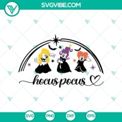 Minnie Mouse Sanderson Sisters SVG DXF EPS PNG Cut Files, Halloween SVG File, Halloween Cricut &amp; Silhouette Designs
