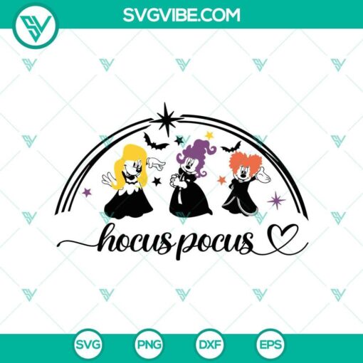 minnie mouse sanderson sisters svg dxf eps png cut files