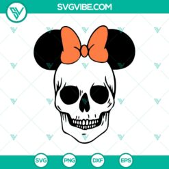 Halloween, SVG Files, Walt Disney SVG, Minnie Mouse Skull SVG, Minnie Halloween 11