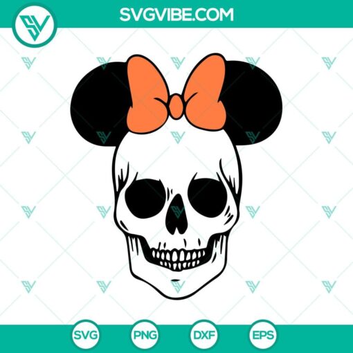 minnie mouse skull svg minnie halloween svg disney minnie mouse svg