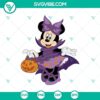 Minnie Mouse Halloween SVG with spooky and horror elements, ideal for themed crafts and projects.