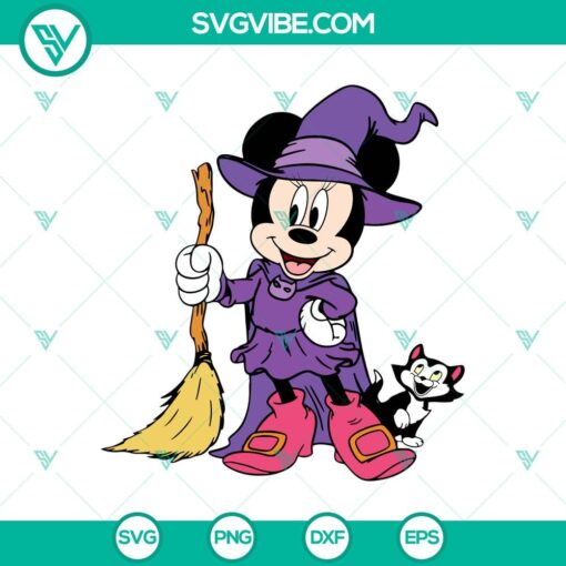 minnie mouse witch svg disney halloween svg disney minnie mouse svg