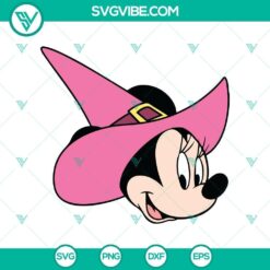 Halloween, SVG Files, Walt Disney SVG, Minnie Witch Hat SVG, Disney Halloween 19