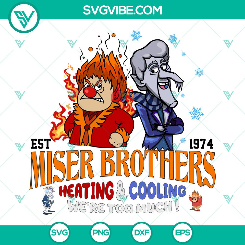 Miser Brothers Heating and Cooling SVG | Christmas Cartoons Cut Files Miser Brothers Heating and Cooling SVG | Christmas Cartoons Cut Files