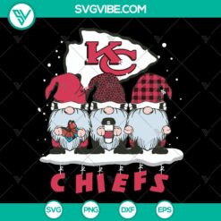 Kansas City Chiefs Gnomes NFL Team Svg | Sport &amp; Super Bowl Svg
