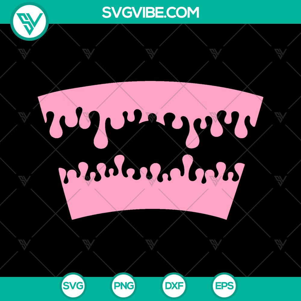 mockup-104527388.jpg Donut Dripping Starbucks Full Wrap SVG - Trending Starbucks Cup Design - Instant Download for Cricut, Silhouette or other cutting machines.