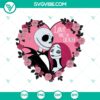 Nightmare Before Christmas Valentine SVG featuring Jack & Sally in various formats including DXF, EPS, and PNG. Perfect for crafting projects.
