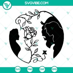 Beauty and the Beast Belle SVG Cut File - Silhouette Digital Files