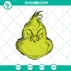 Grinch Face Christmas Png Santa Claus Merry Christmas Shirt Gift - Instant Download