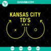 Kansas City Touchdowns SVG for Football Fans - Cricut Cut Files, Instant Download. Great gift for KC Chiefs enthusiasts.