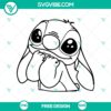 Free stitch outline SVG cut file with simple cartoon design, perfect for digital crafting projects.