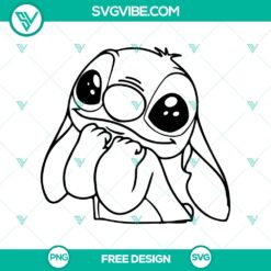 Free stitch outline SVG cut file with simple cartoon design, perfect for digital crafting projects.