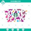 Cat Mom Starbucks Cup SVG for Cricut - Venti Cup Wrap Design perfect for crafting projects, featuring cute cat graphics and text.