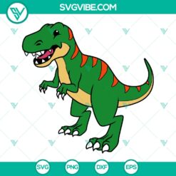 Dinosaur Svg Bundle: T-Rex Clipart for Cricut, Silhouette, Dinosaur Birthday - Instant Download