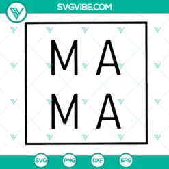 "Mother's Day SVG Free Vector Download - Mom &amp; Ma SVG for Mothers - Instant Download"