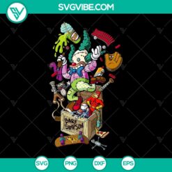 Skateboarding Santa Cruz Insane Clown Cartoon Graffiti Art SVG - Digital Cut Files for Cricut &amp; Printing