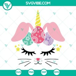 Bunny Unicorn Easter SVG Bundle - Clipart &amp; Cut Files