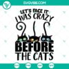 Black Cat Crazy Moments SVG - Fun cut files for Cricut & Silhouette with playful feline designs, perfect for crafts.