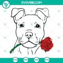 Rescue Dog and Pitbull Love SVG Bundle with Instant Download - Heartwarming designs for dog lovers.
