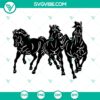 Mustangs SVG clipart bundle for Cricut & Silhouette featuring various horse designs ideal for crafts and DIY projects.