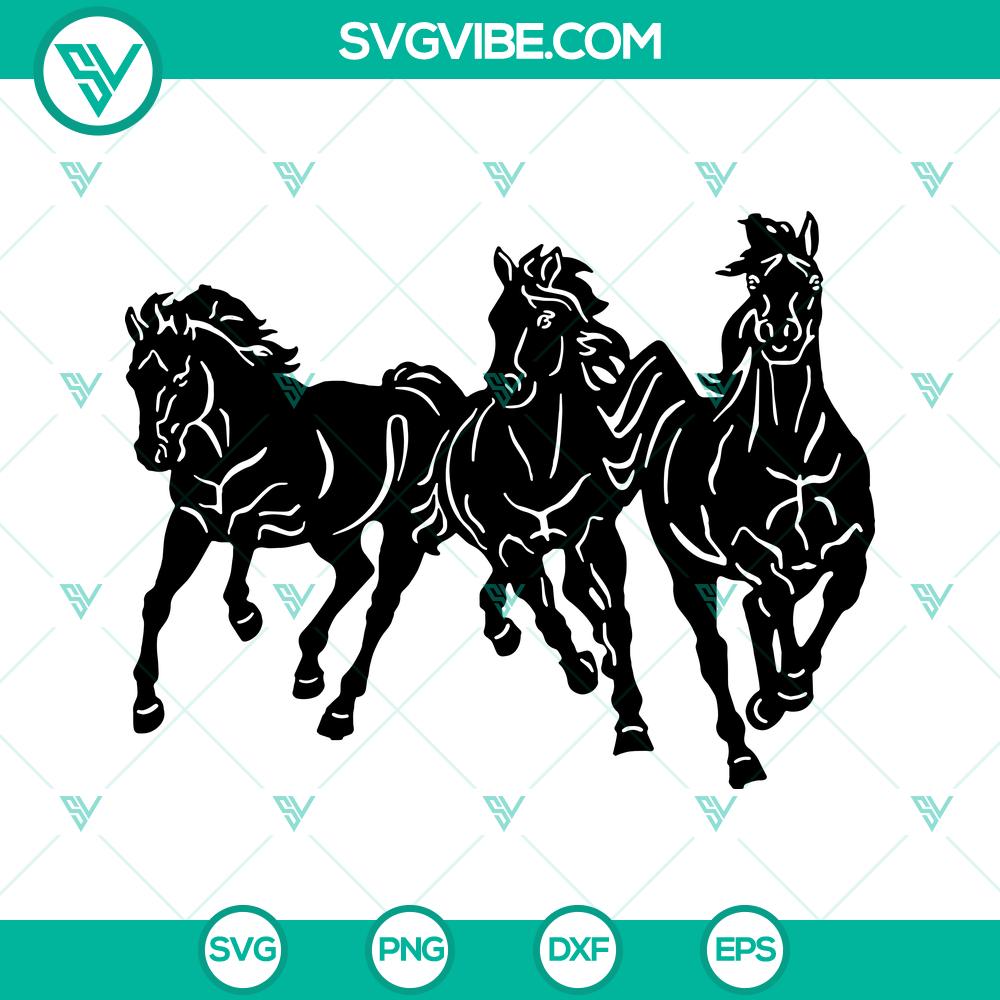 mockup-167845980.jpg Mustangs SVG clipart bundle for Cricut & Silhouette featuring various horse designs ideal for crafts and DIY projects.