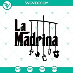 La Madrina SVG Cut File - Stencil Design for Cricut &amp; Silhouette