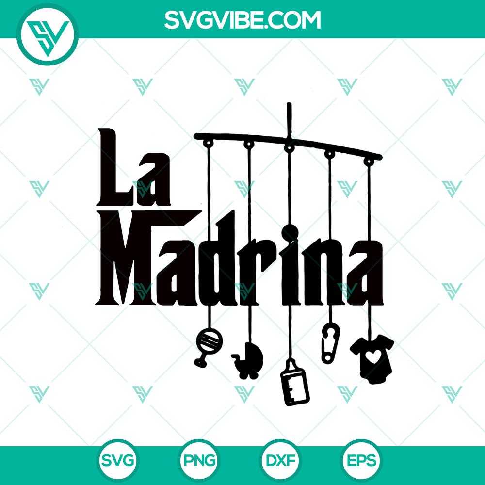 mockup-193787550.jpg La Madrina SVG cut file for Cricut & Silhouette - intricate stencil design for crafting projects.