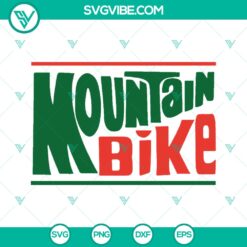 Mountain Bike Cycling Classic SVG Cut Files - Instant Download