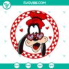 Disney Goofy Checkered Valentine’s Day design in SVG, DXF, EPS, and PNG file formats for crafts and projects.