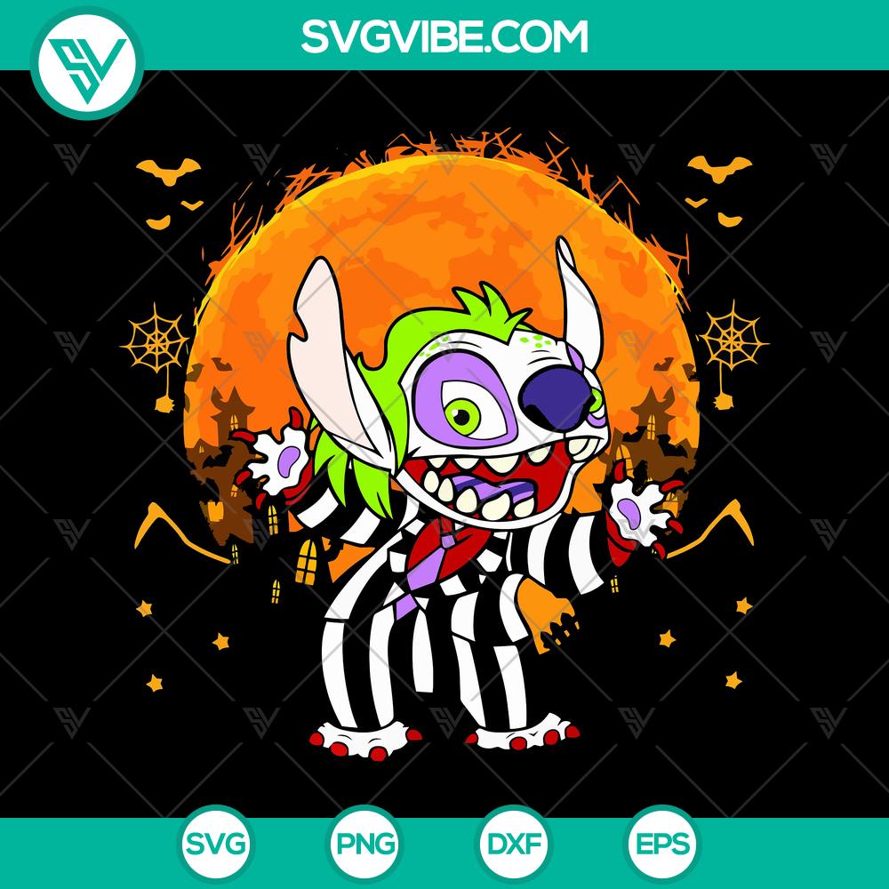 mockup-208221478.jpg Beetlejuice horror character Disney Halloween SVG with instant download option for a spooky themed design.