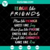 Funny SVG quotes bundle for teachers, "Teach Like Friends" design. Perfect best friend gift. Cute and humorous designs for teachers.