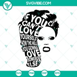 Rupaul "Love Yourself" SVG Cut Files - Instant Download