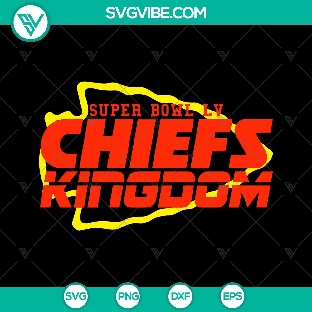 mockup-220126532.jpg Kansas City Chiefs Kingdom Super Bowl LV Cut Files for Cricut - Instant Download - Perfect for fans, crafts, and game day apparel.