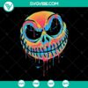 Colorful Nightmare Jack Skellington Halloween SVG - Instant Download featuring Jack Skellington in vibrant colors perfect for Halloween decor.
